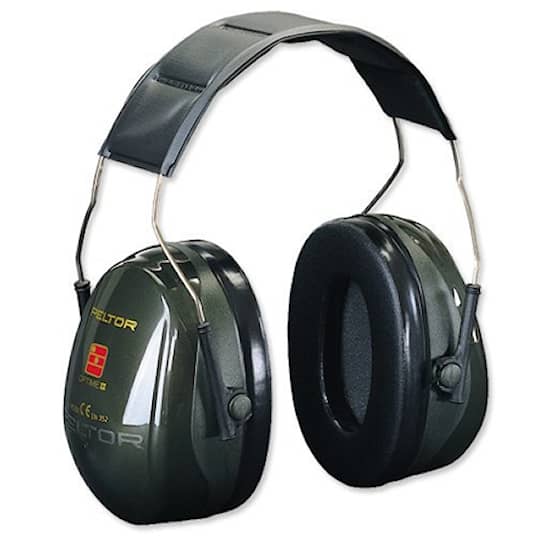 Peltor Optime 2 hörselskydd med hjässbygel, grön, H520A-407-GQ
