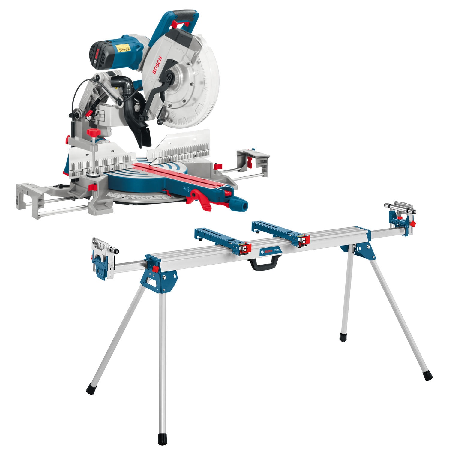 Bosch Cut & Go-sag GCM 12 GDL med stativ GTA 3800