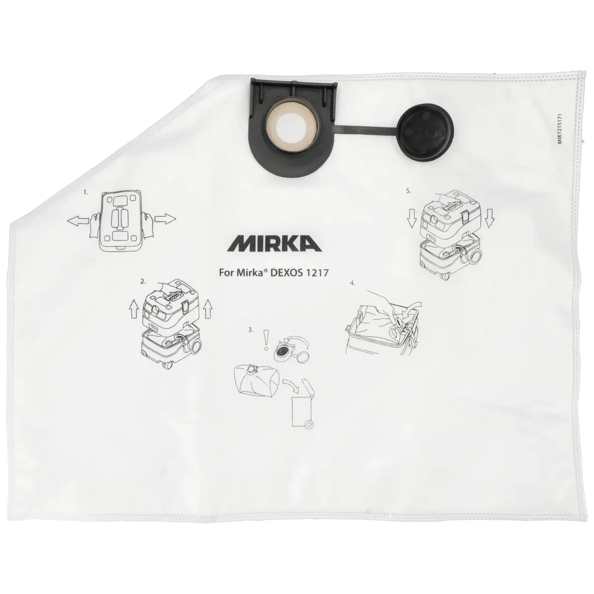 Mirka Dammsugarpåsar Fleece DEXOS 1217 5-pack