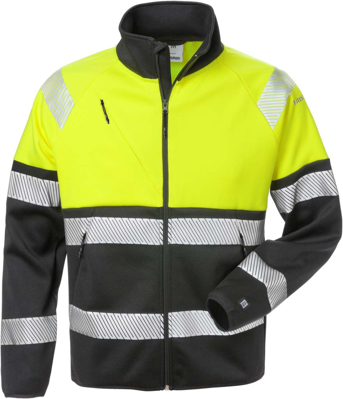 Fristads Softshelljacka 4517 SSL Klass 1 Varselgul/Svart M
