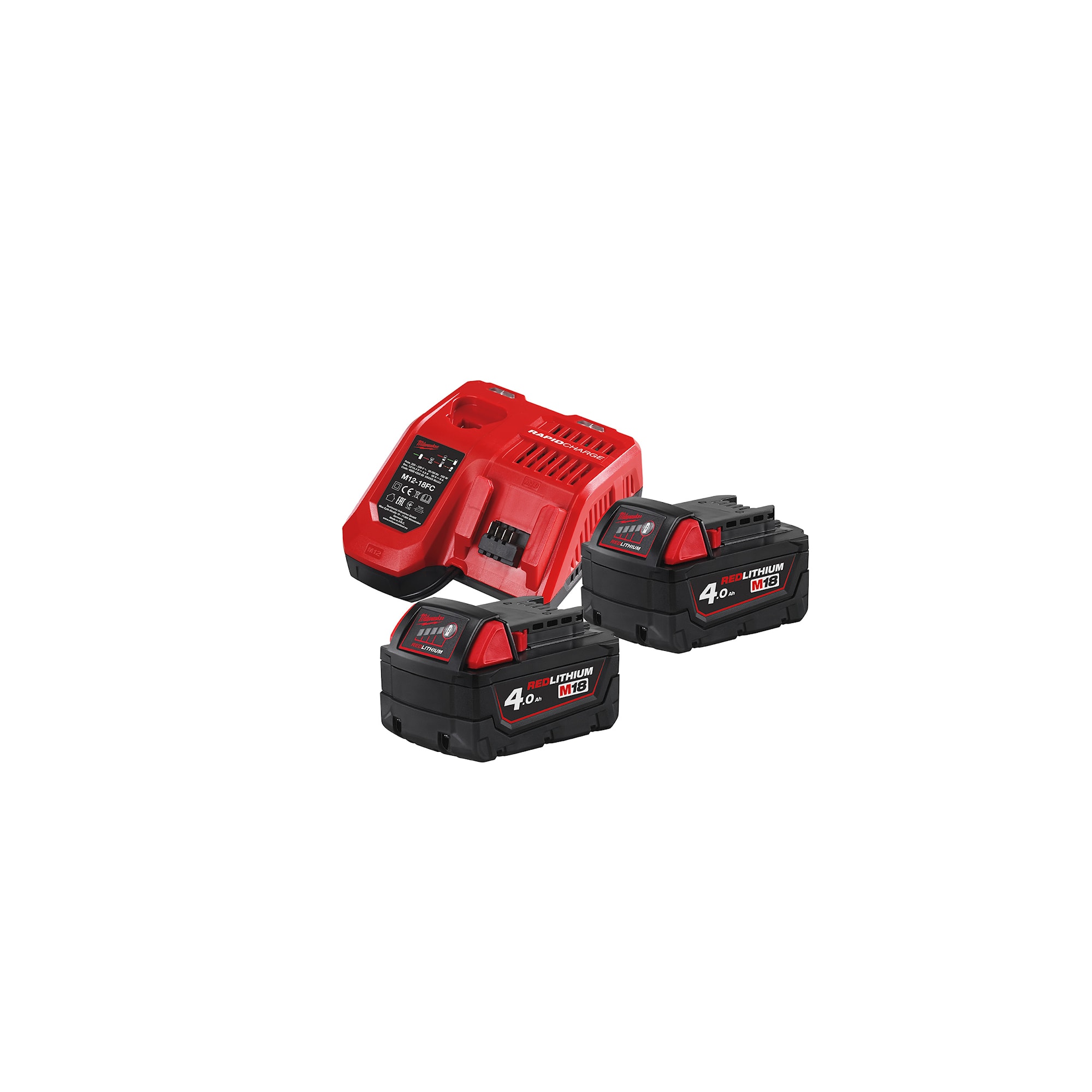 Milwaukee M18 NRG-402 M18 Batterikit