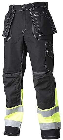 Top Swede Midjebyxa 2515 klass 1 Svart/Gul D116