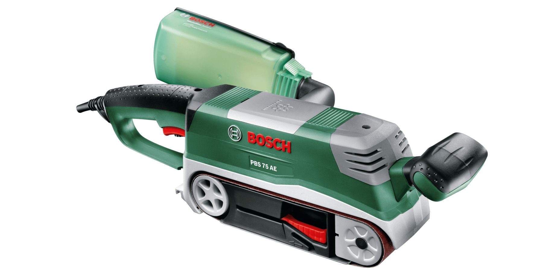 Bosch DIY Nauhahiomakone PBS 75 AE, tarvikkeilla