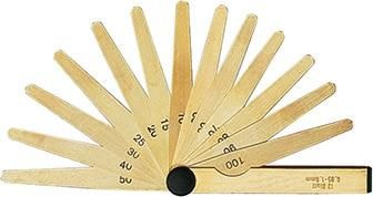 Format Lehtimitta, 20 lehteä, messinki, 0,05–1,0 mm