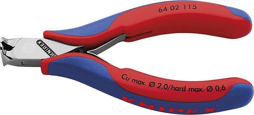 Knipex Elektroniikkasivuleikkurit 6402115 115 mm, viisteellä