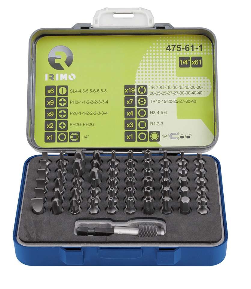Irimo Bitssats 61 delar