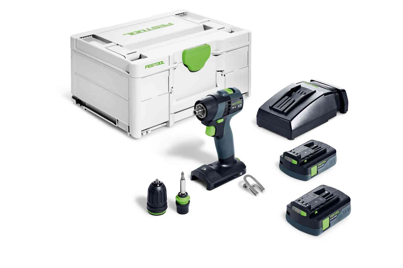 Festool Akkuruuvinväännin TXS 18 C 3,0-Plus (sis. akun+laturin) -