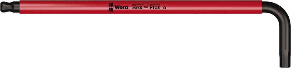 Wera Sexkantnyckel med kula 6mm, multicolor