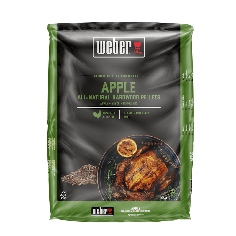Weber Träpellets Äpple 8kg -