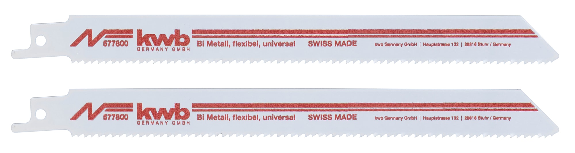 KWB Tigersågblad metall 180mm 2-pack