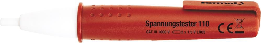 Format Jänniteilmaisin 110–1000 V AC, induktiivinen