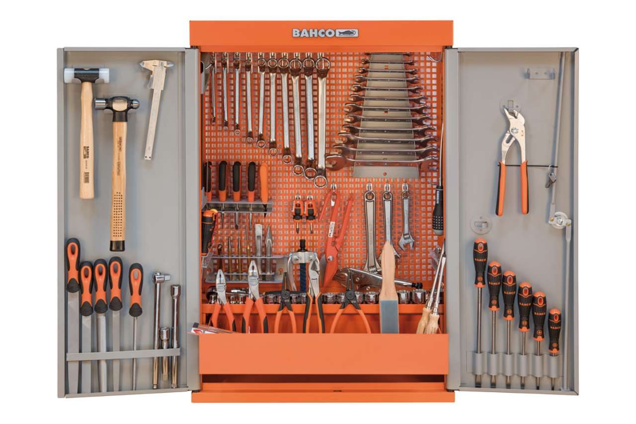 Bahco Tool Cabinet W/2 Doors W/Tools 1495CD60TS1