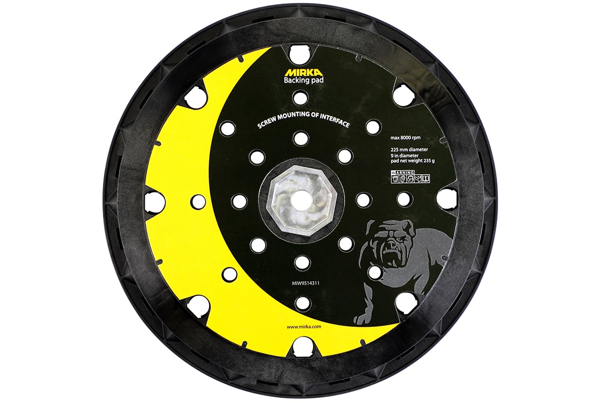 Mirka Stödrondell 225mm 25H Plain till LEROS + 8 skruvar