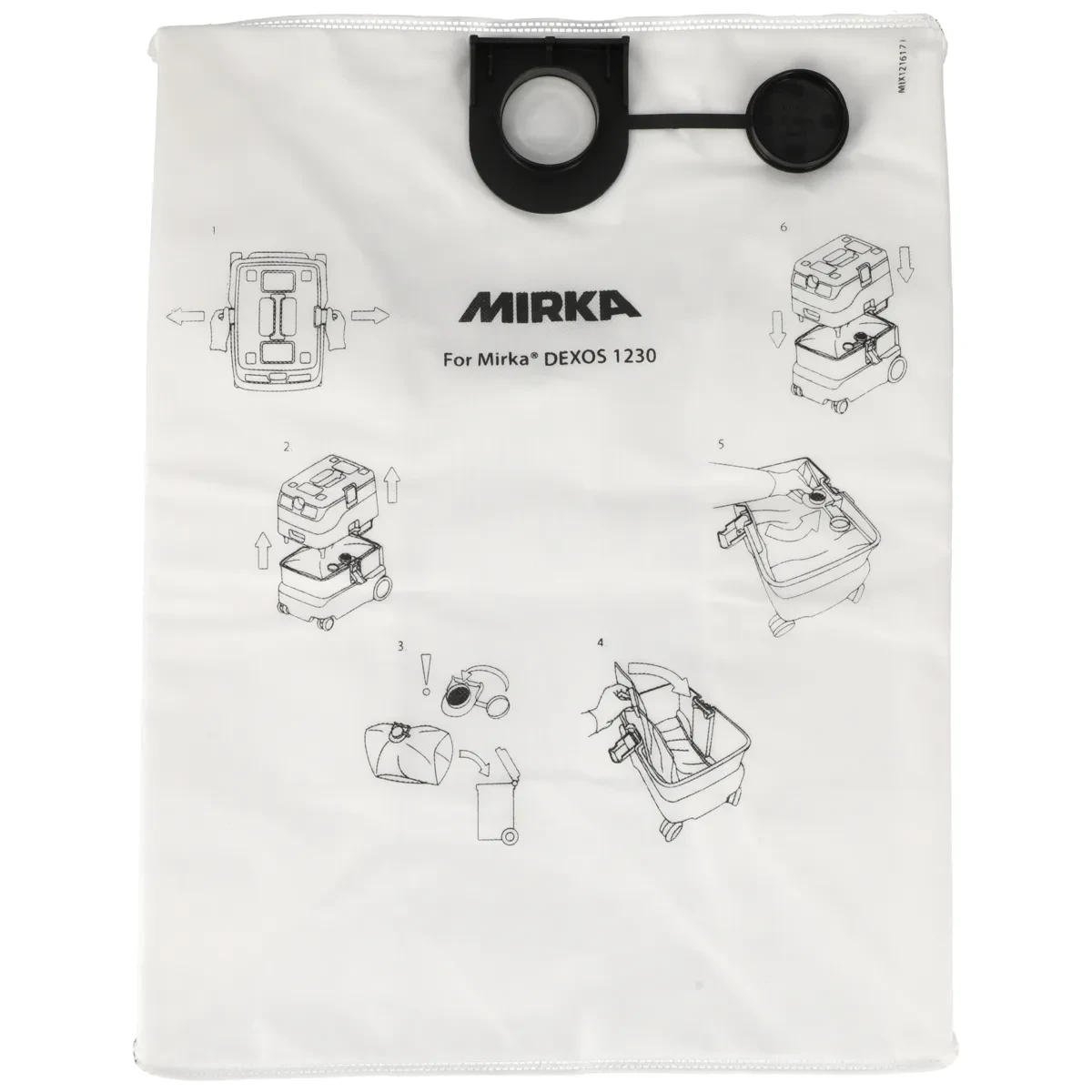 Mirka Dammsugarpåsar Fleece DEXOS 1230 5-pack