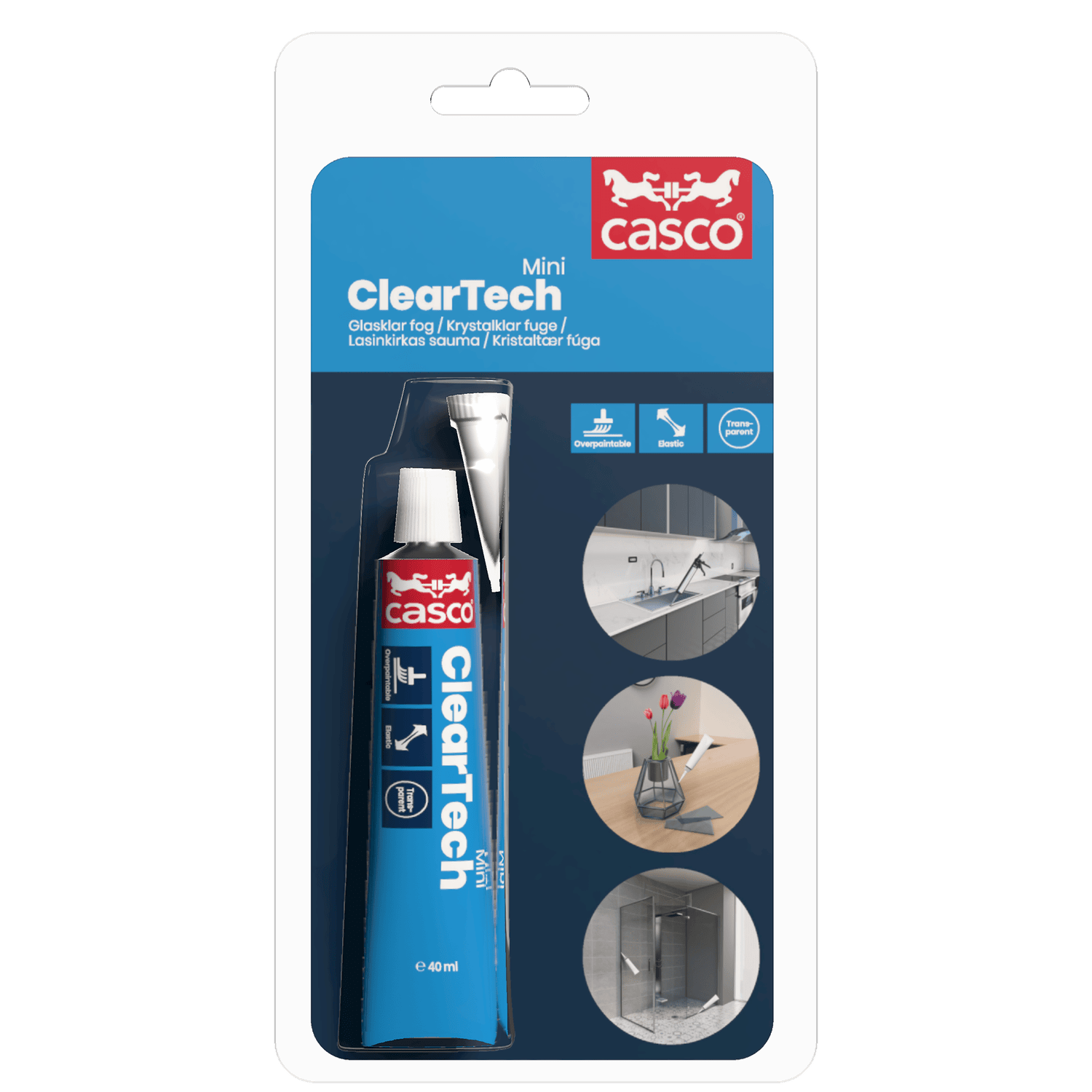Casco Fogmassa ClearTech Mini Transparent 40 ml