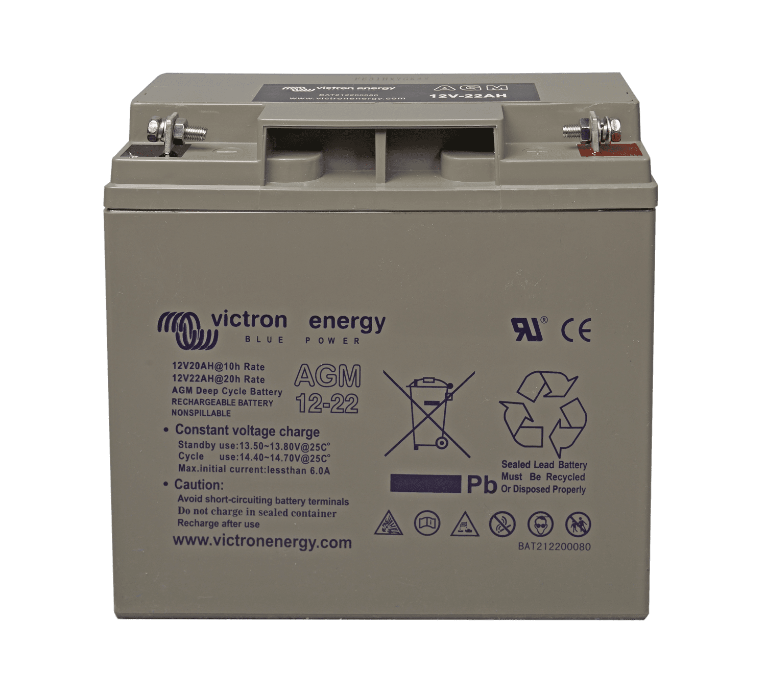 AGM Deep Cycle Batteri 12V/22Ah