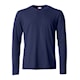Clique T-skjorte Langermet Herre Marineblå