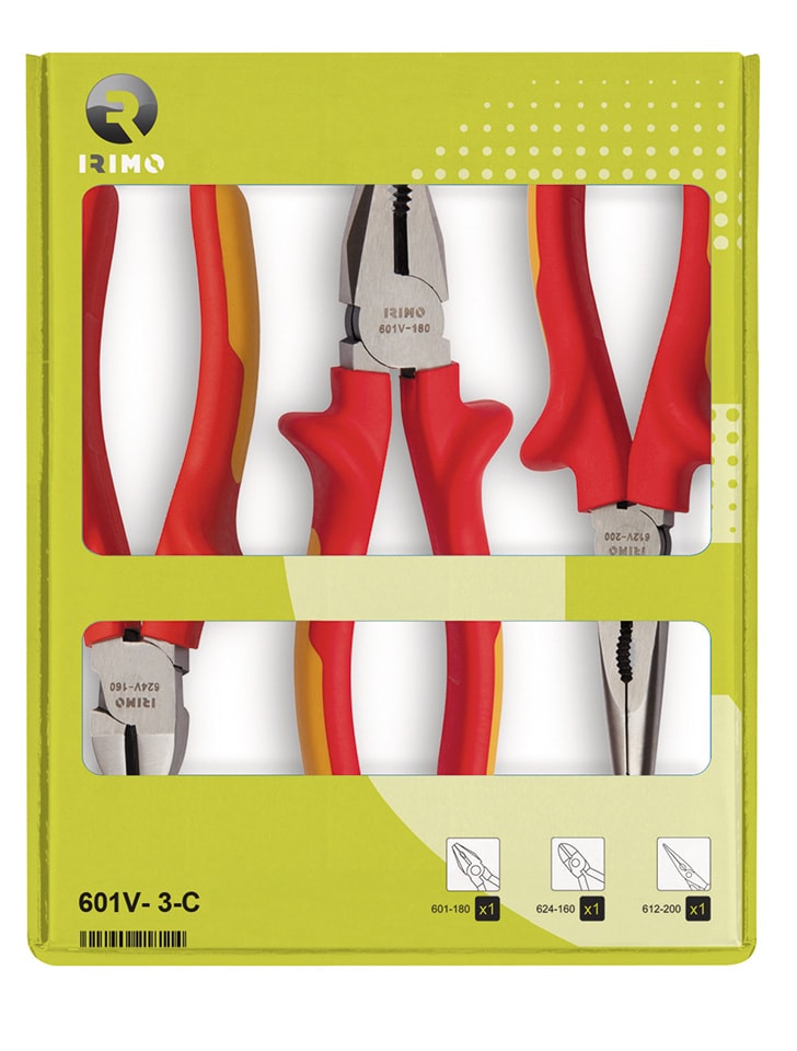 Irimo tangsett 3 deler, isolerte