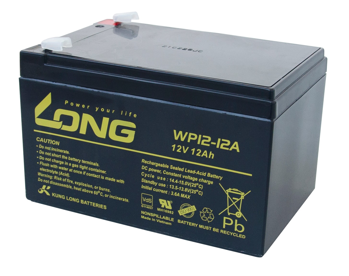 Starmix HAAGA Batteri for Feiemaskin 12V 12Ah