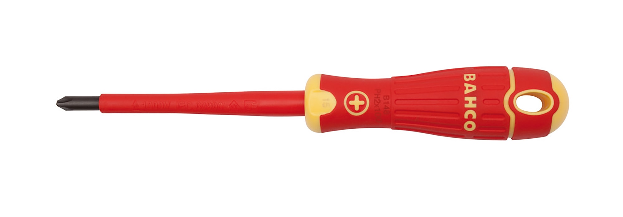 Bahco Skruvmejsel kombi B148 PH/Spår, isolerad