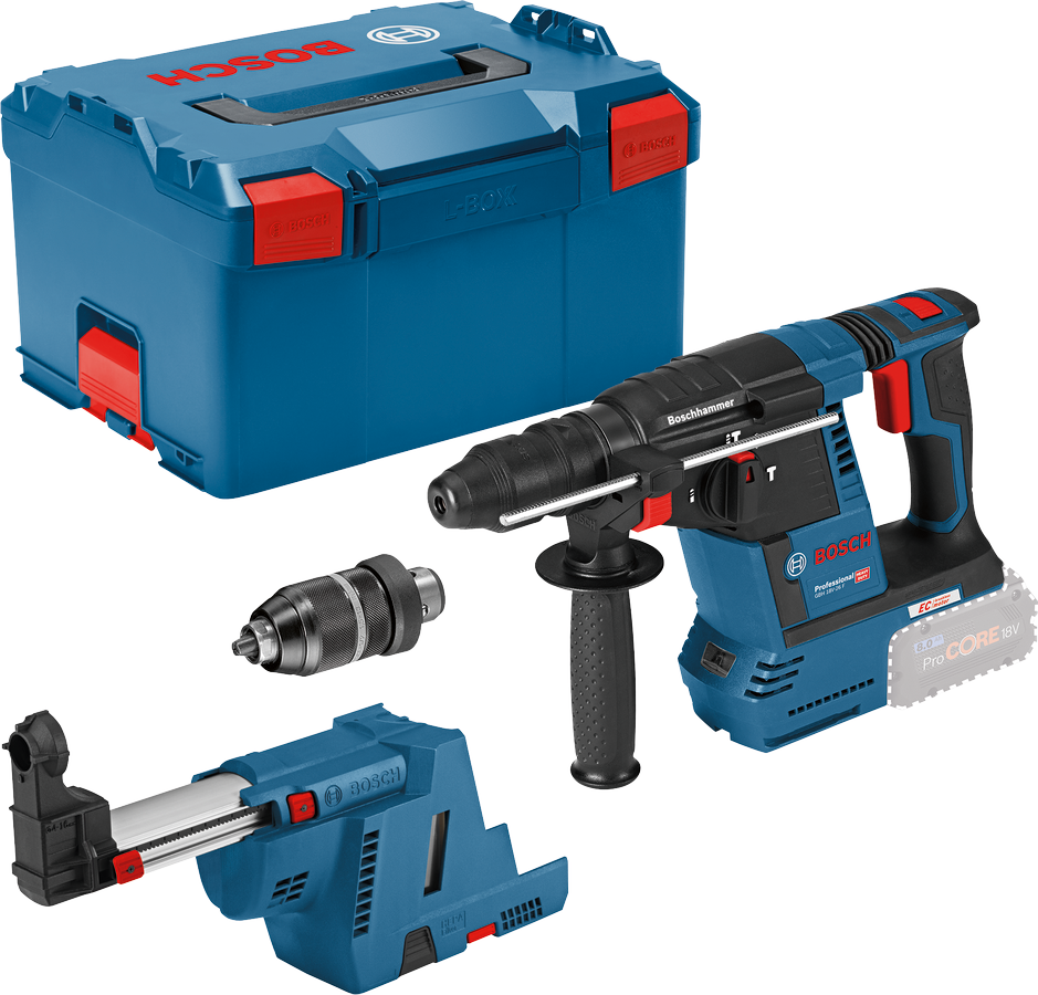 Bosch Borrhammare GBH 18V-26F GDE L-Boxx
