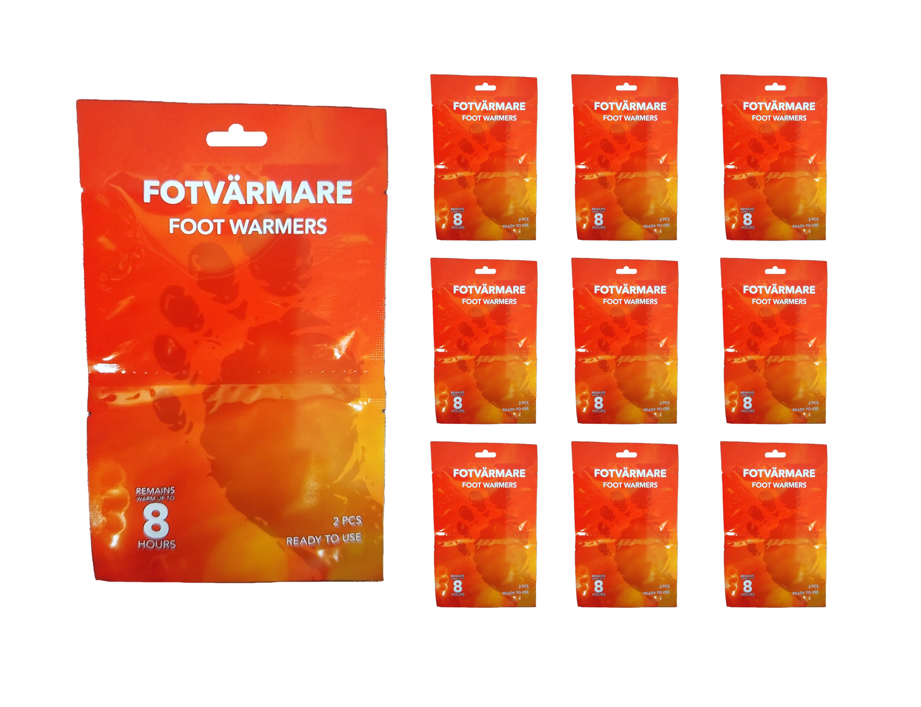 Fotvärmare, 10 par