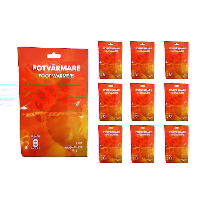 Fotvärmare, 10 par