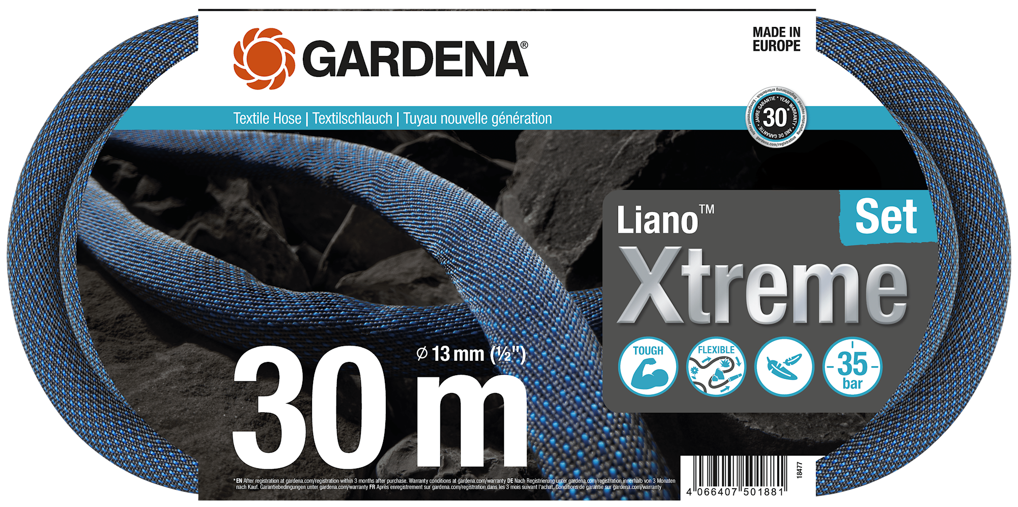 Gardena Textilslang Liano™ Xtreme