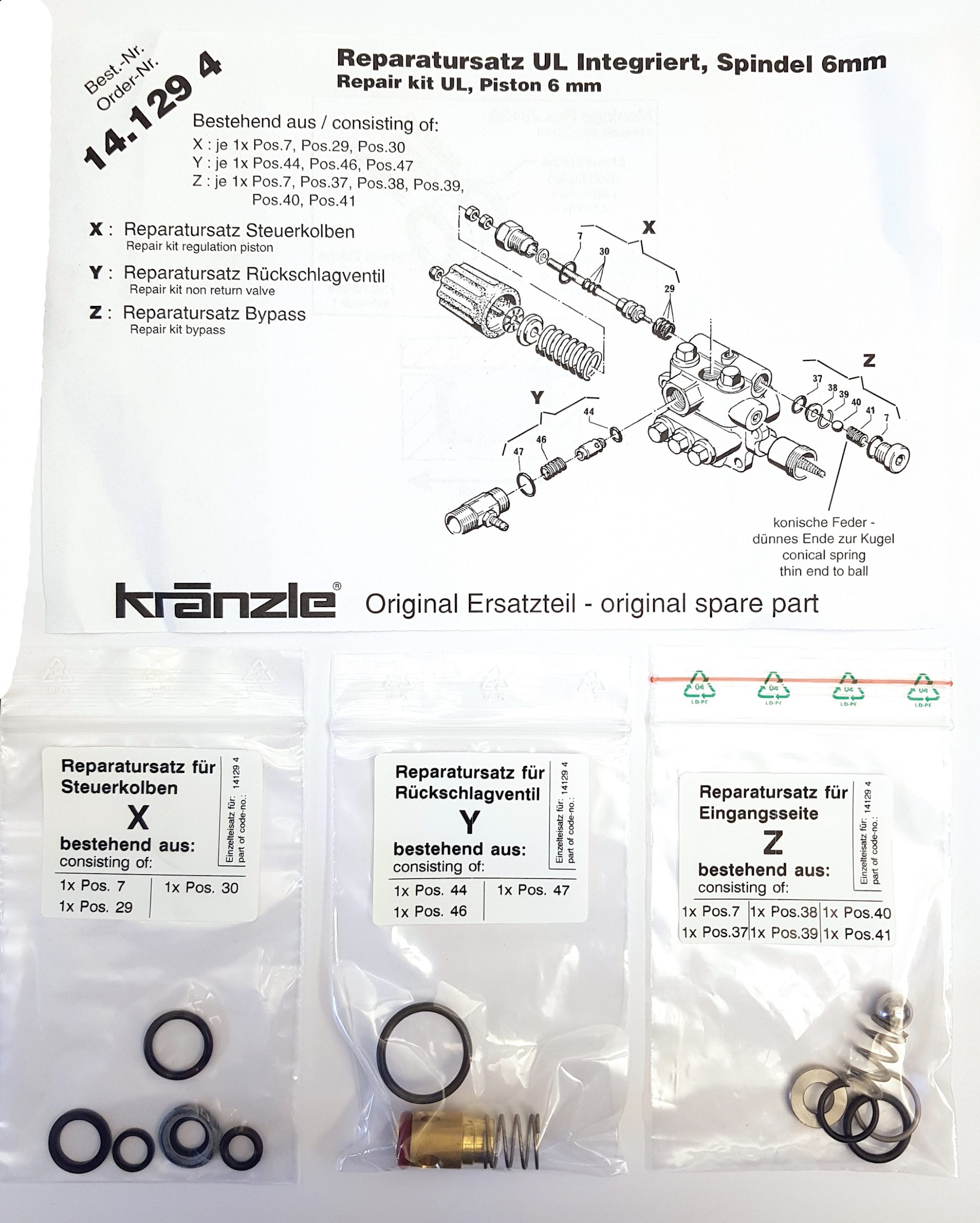 Kränzle Repsats Ö-Strömvent.