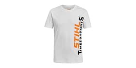 Stihl T-shirt logo vertical vit - l