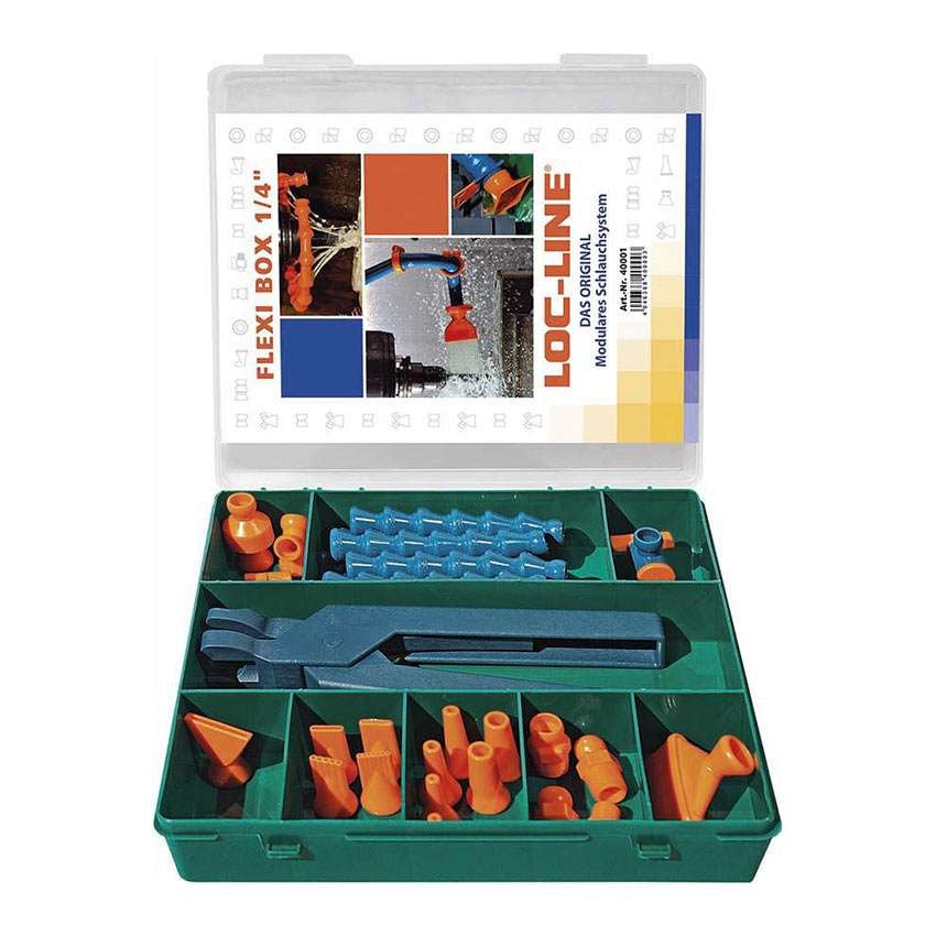 HoldTec Kylvätskeslangsats, Flexi-Box 1/4''