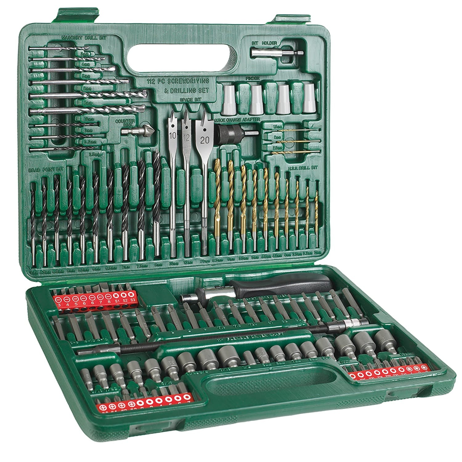 Hikoki bits- og boresett med 112 deler