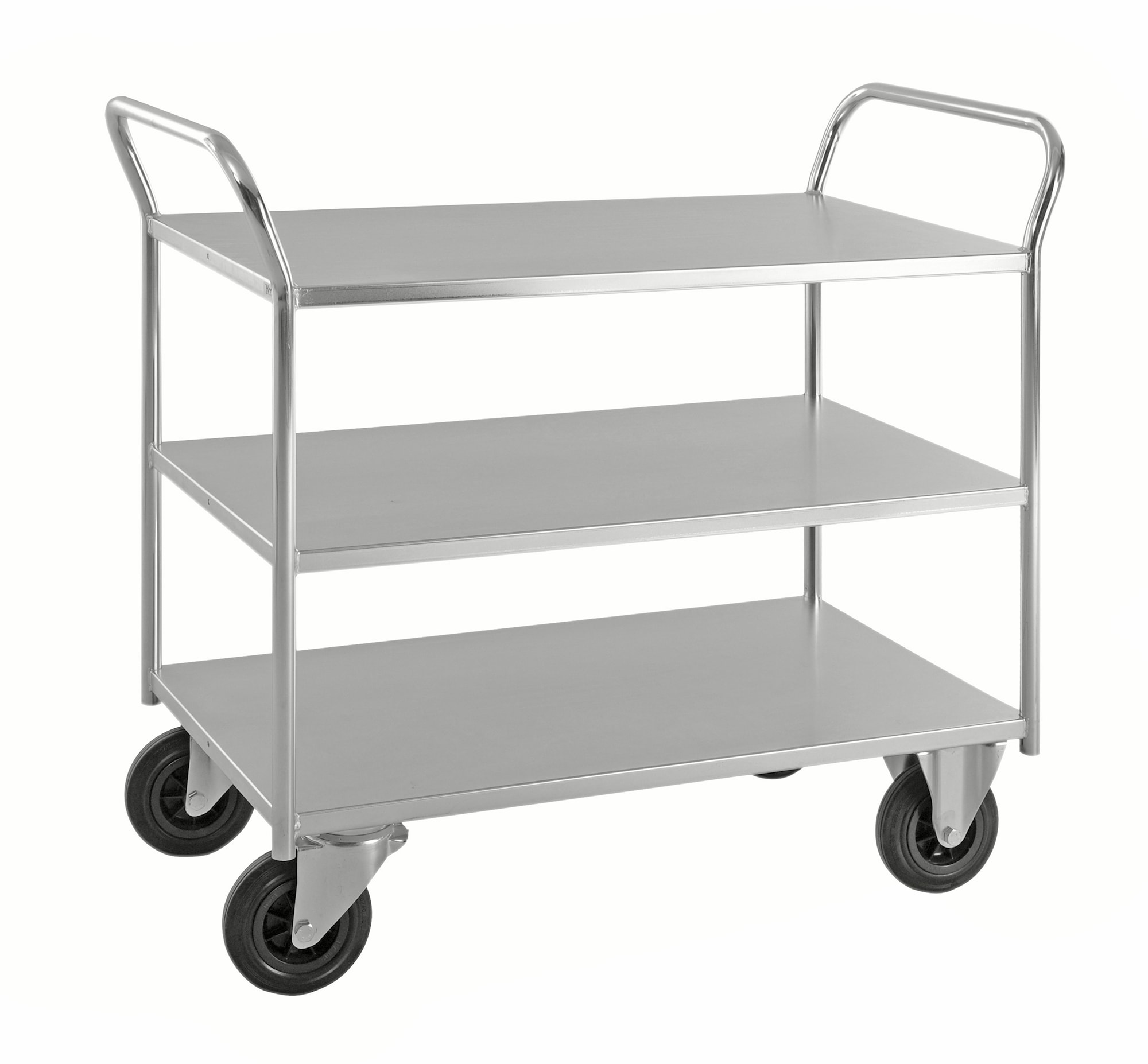 Kongamek Elförzinkad Hyllvagn 3 plan, helsvetsad