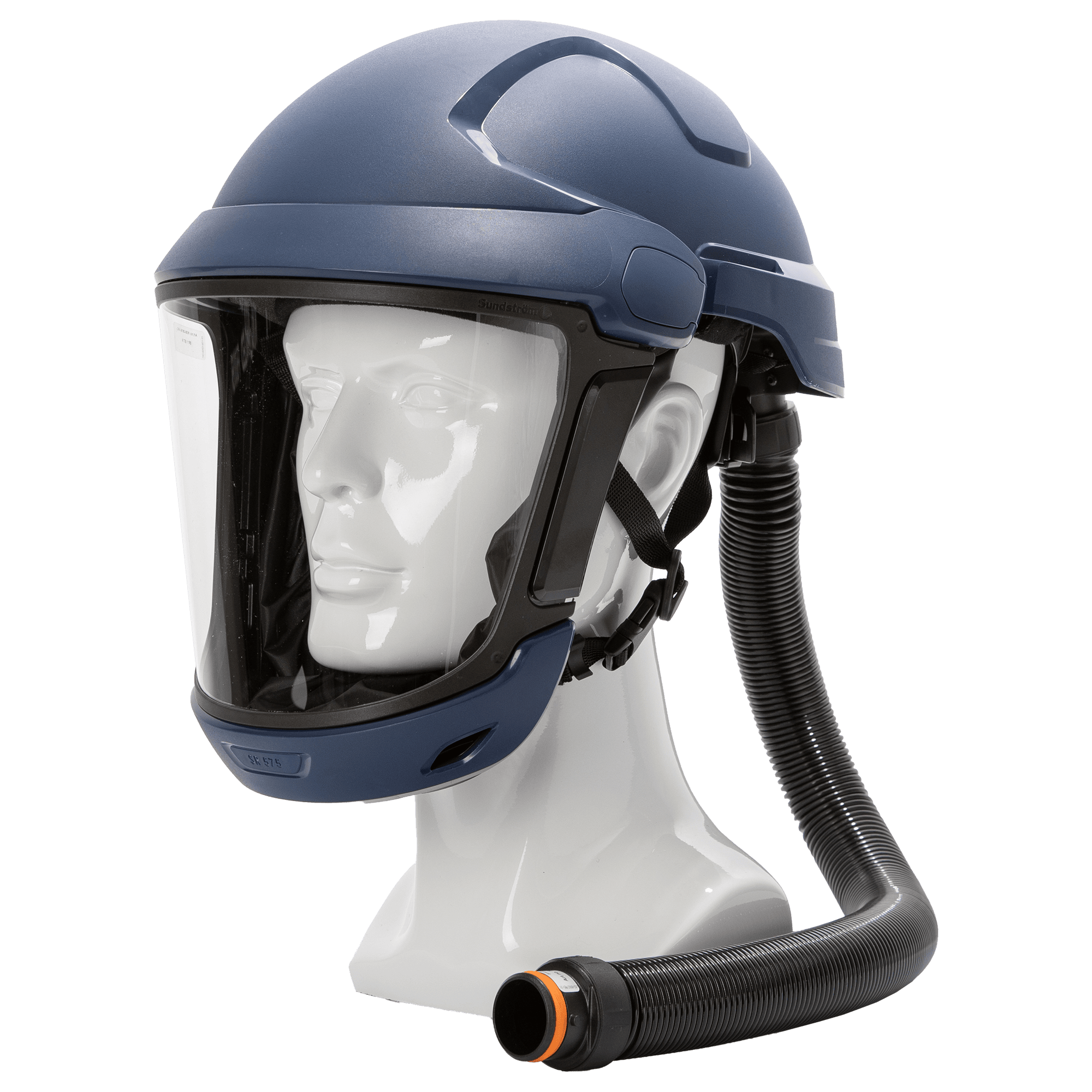 Sundström SR 575 -kypärä visiirillä, puhallinsuojilla