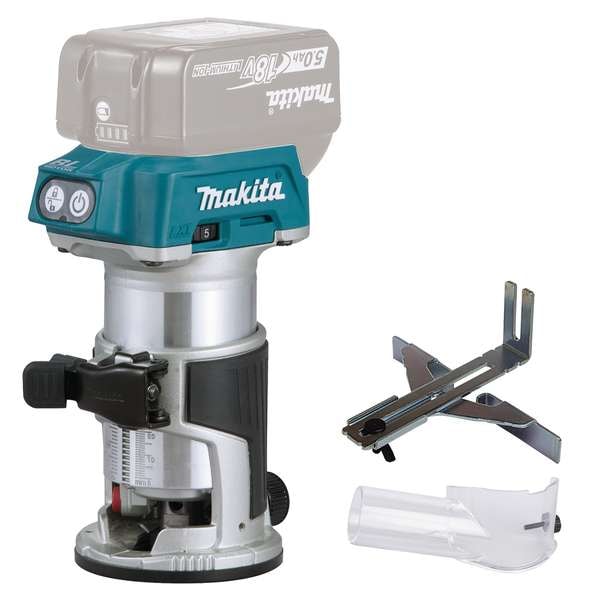 Makita Overfres LXT® 18V, 6 / 8 mm