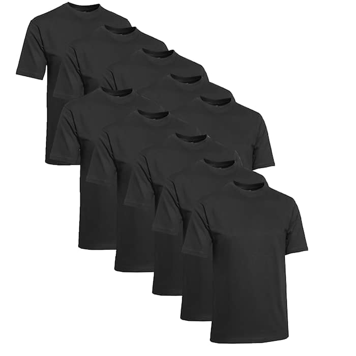 Clique T-shirt Herr 10-pack Svart