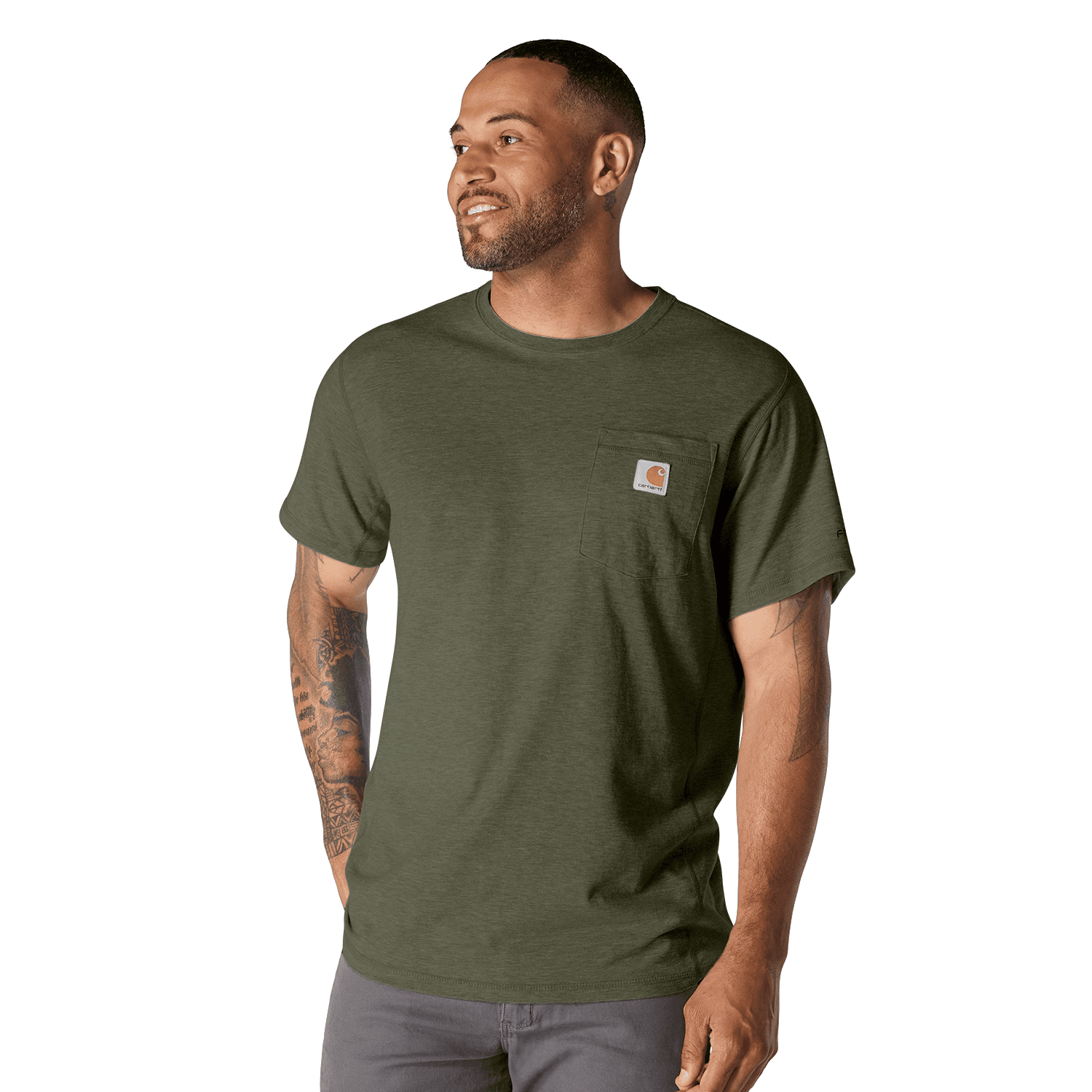Carhartt Carhartt Force™ Relaxed T-Shirt Herr Basil Heather