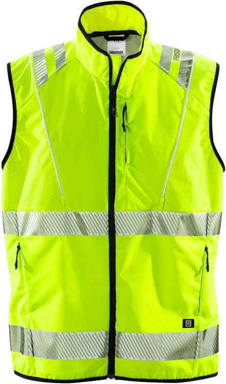 Fristads LED-vest, høy synlighet, klasse 2 5012 LPR Hi-Vis Gul XL/2XL