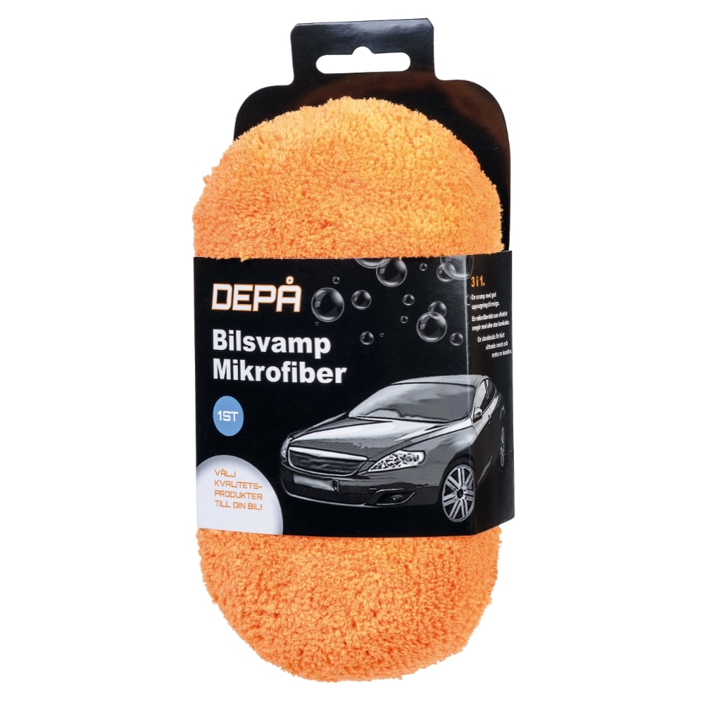 Depå Bilsvamp Mikrofiber