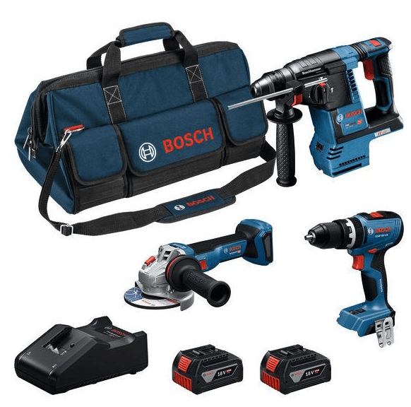 Bosch Verktygsset 18V GSB GBH GWS 2X5AH