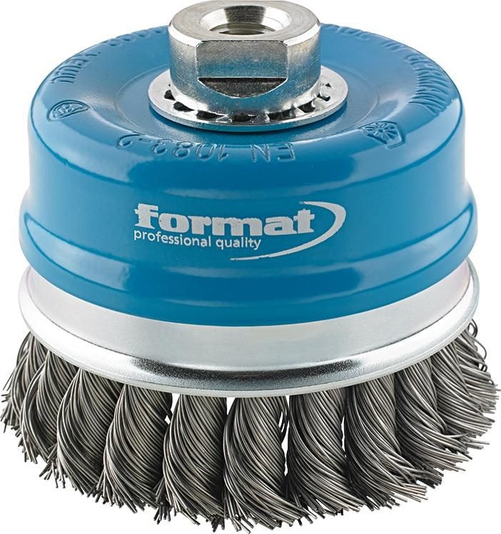 Format Axialborste M14, tvinnad, stål
