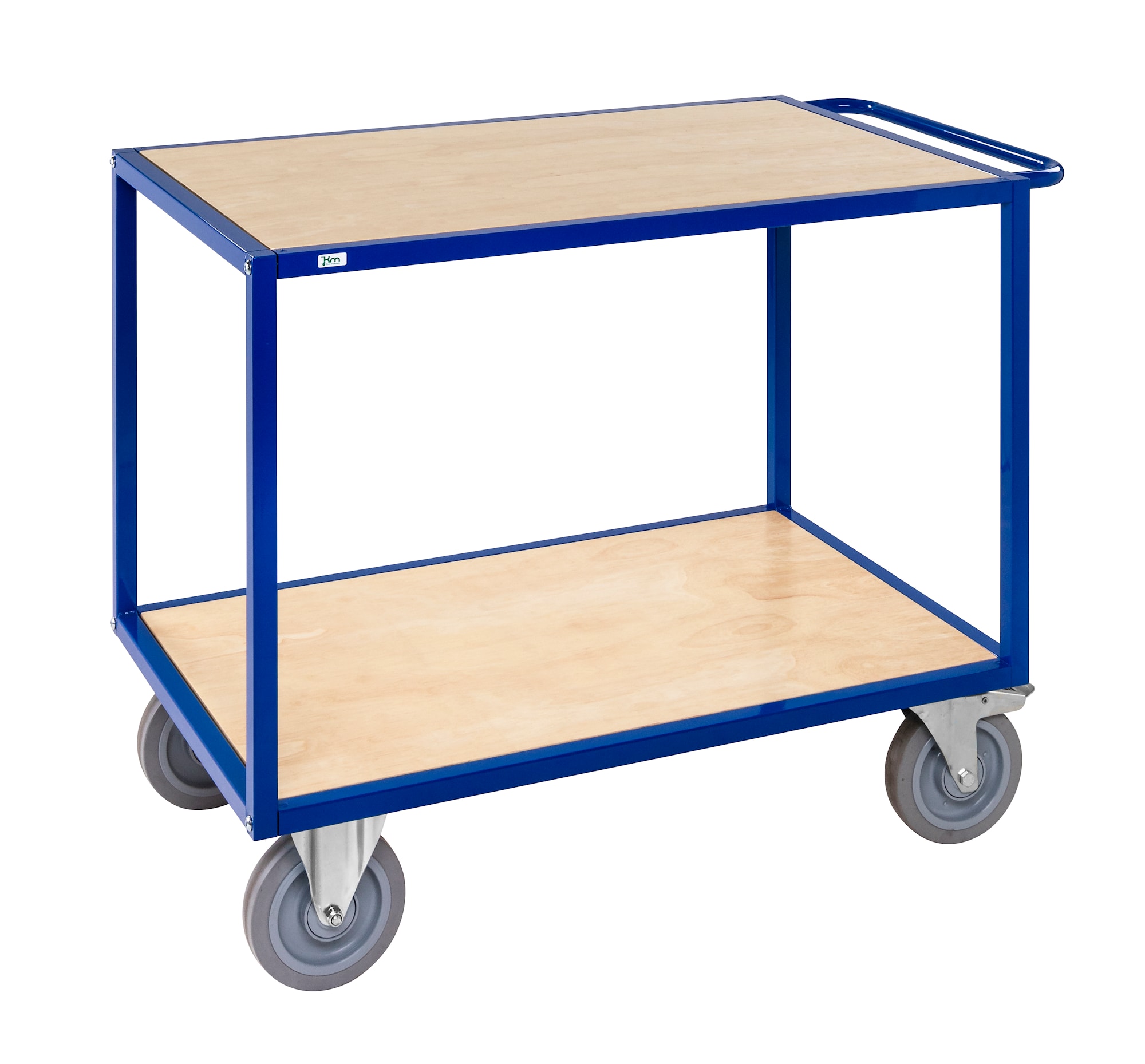 Kongamek 108 x 68 cm Blå Bordsvagn
