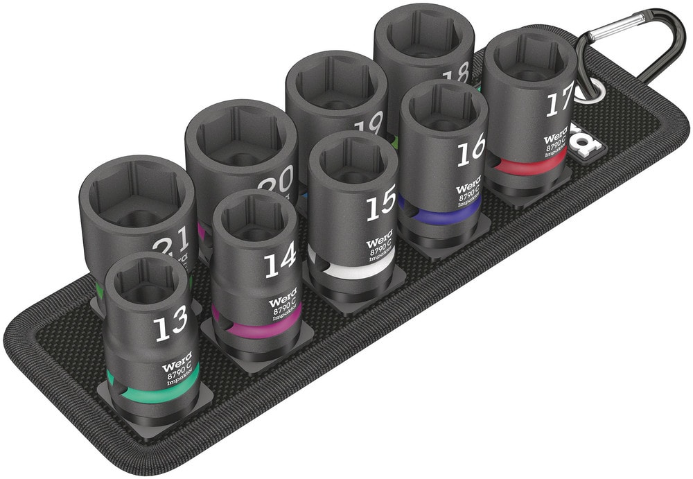 Wera Bälte C Impaktor krafthylsor 1/2"