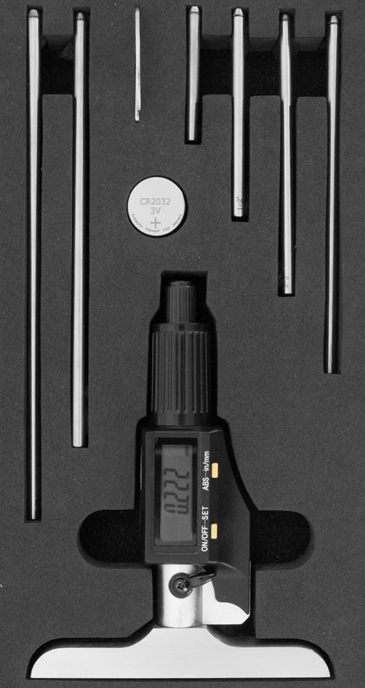 Format Digitaalinen mikrometrisyvyysmitta 0–150 mm