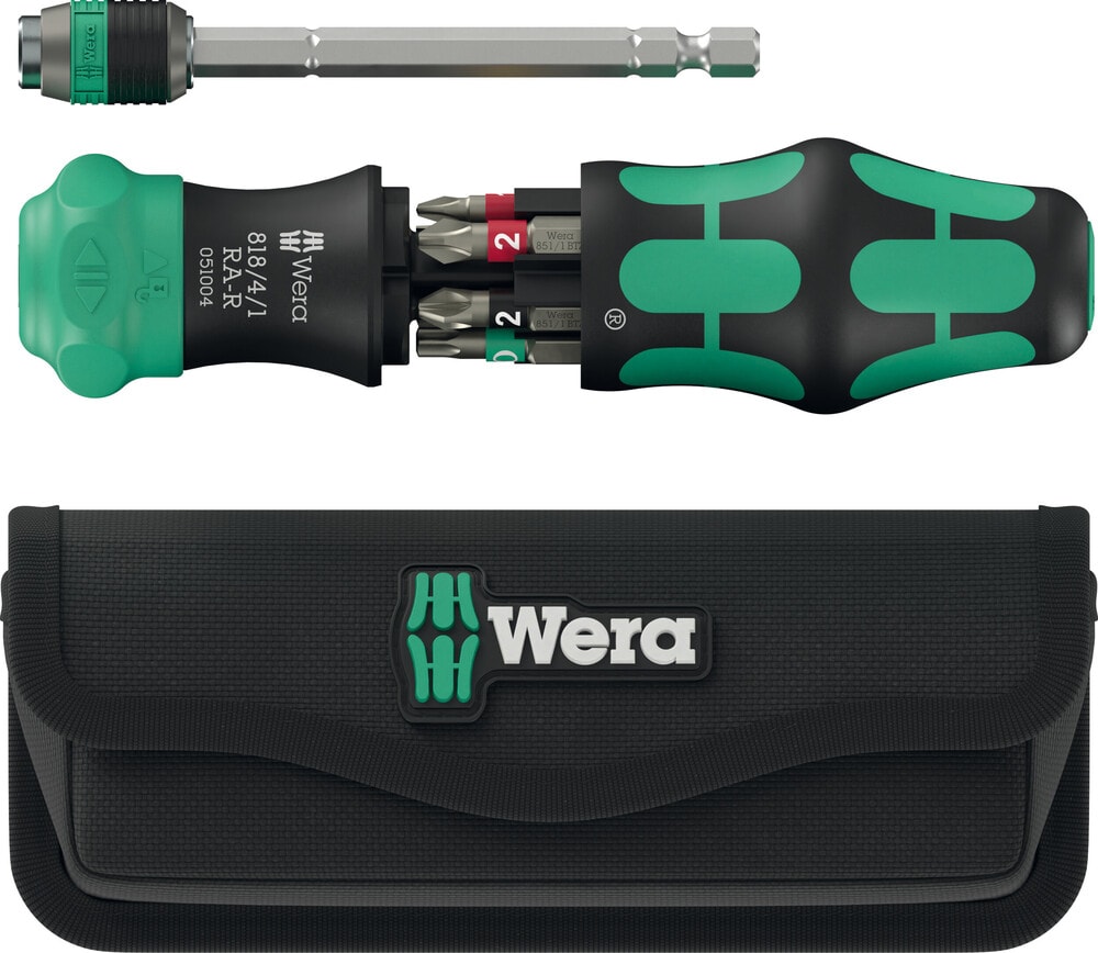 Wera Kraftform Kompakt 20 RA-R med fodral, 6 delar