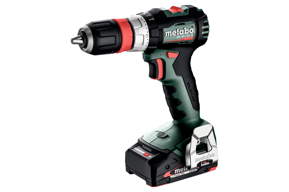 Metabo Slagborrmaskin SB 18 L BL Q med 2x2Ah batterier & laddare