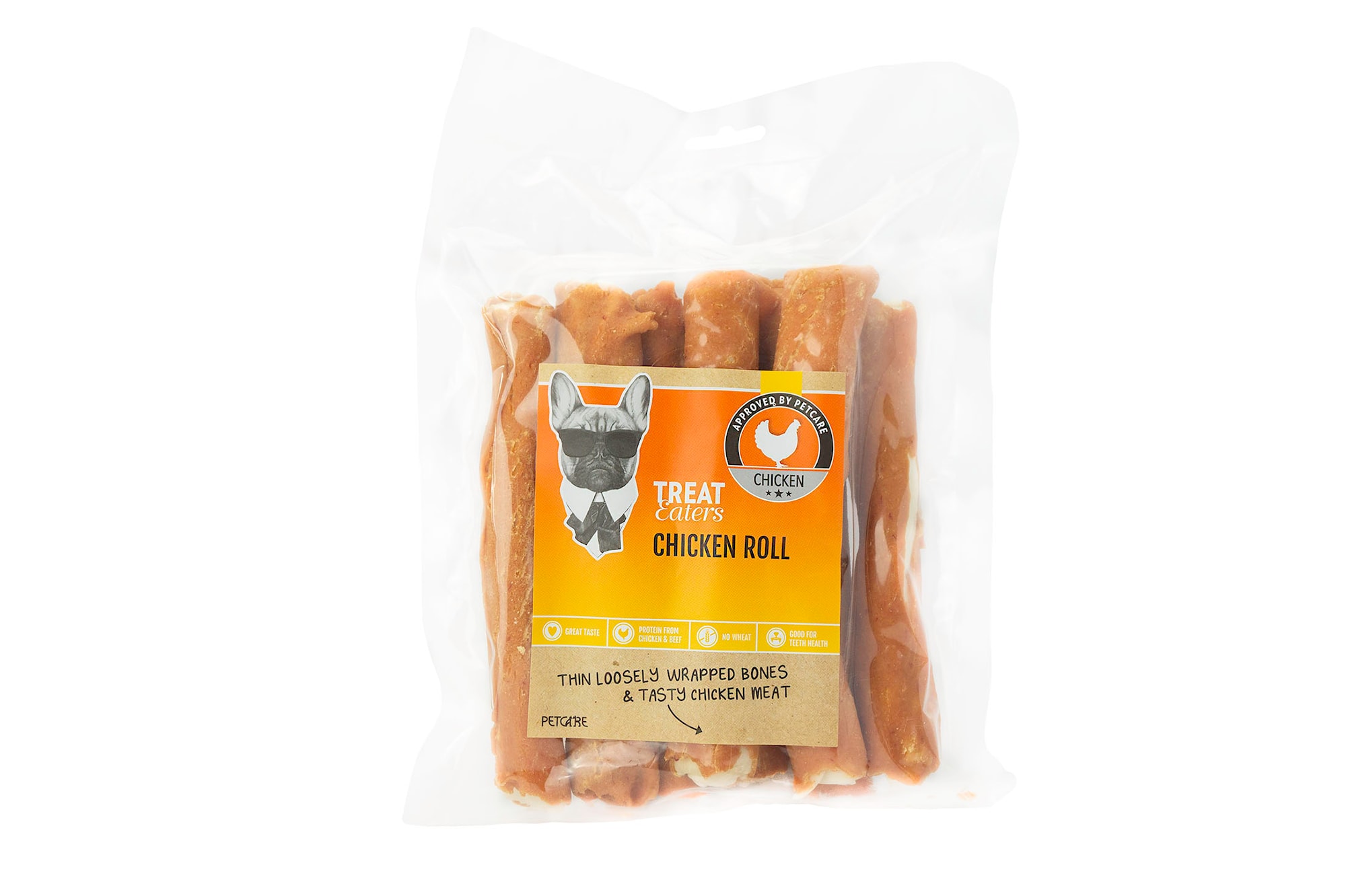 Treateaters Chicken Roll 17x3 cm 8-pack 350g