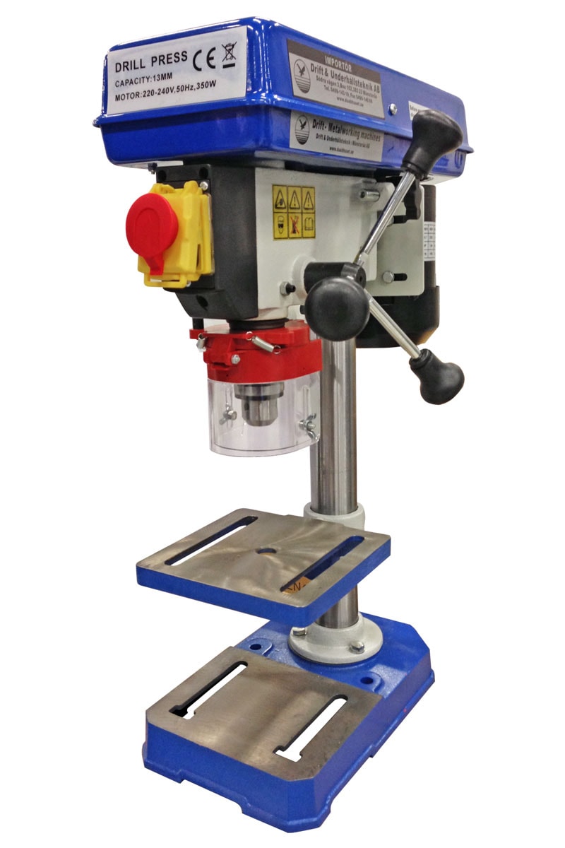 Hawk søylebormaskin DP13A 13 mm, benkmodell