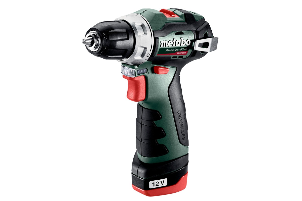Metabo Skruvdragare PowerMaxx BS BL med 2x2Ah batterier & laddare