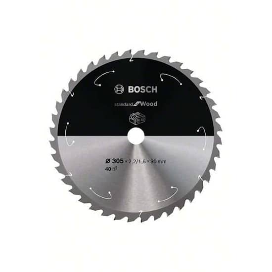 Bosch Sågklinga Standard for Wood 305×2,2/1,6×30mm 40T